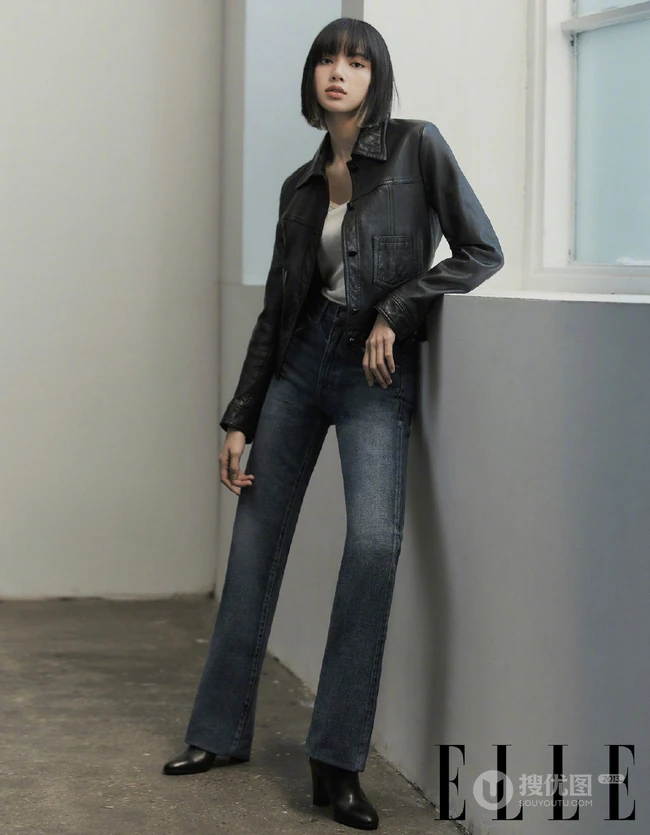 Lisa气质露背装，清爽休闲装时尚穿搭登杂志优雅写真美照