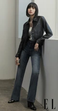Lisa气质露背装，清爽休闲装时尚穿搭登杂志优雅写真美照