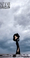 戚薇时尚芭莎十一月明星电子刊气质摩登气质大方写真图集，