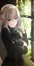 绑着公主头发型的精美二次元漂亮小姐姐超高清插画图片（杂图集）