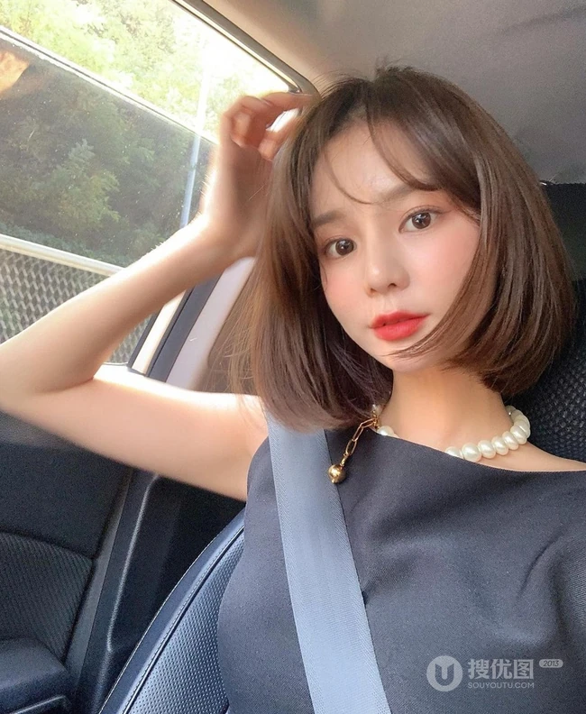 知性，温柔，又不失灵动可爱的女生齐肩短发，2020最新款女生发型图片 第7张