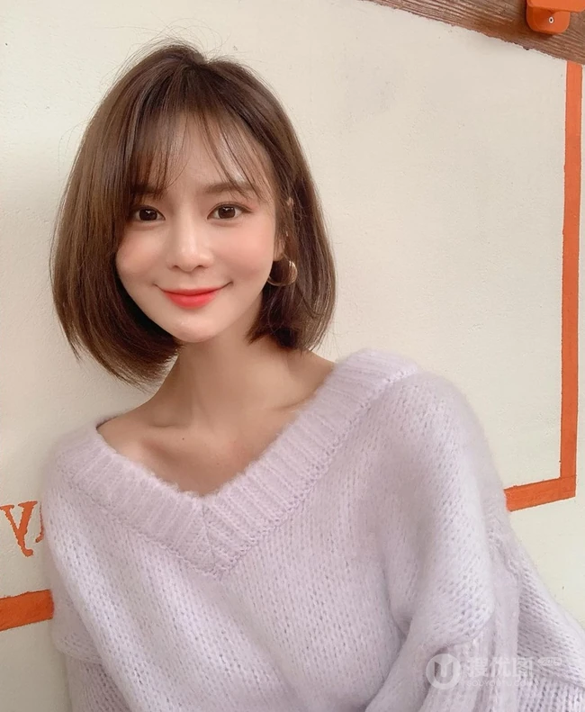知性，温柔，又不失灵动可爱的女生齐肩短发，2020最新款女生发型图片 第15张