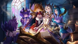 英雄联盟lol女性类性感，可爱，酷美高清桌面动漫人物壁纸图片集