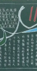 消防安全黑板报，简单又漂亮的学生消防安全防火黑板报图片素材作品