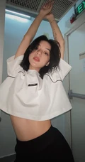 齐刘海短发发型混血女生时尚靓丽，青春动感唯美气质生活照片图集