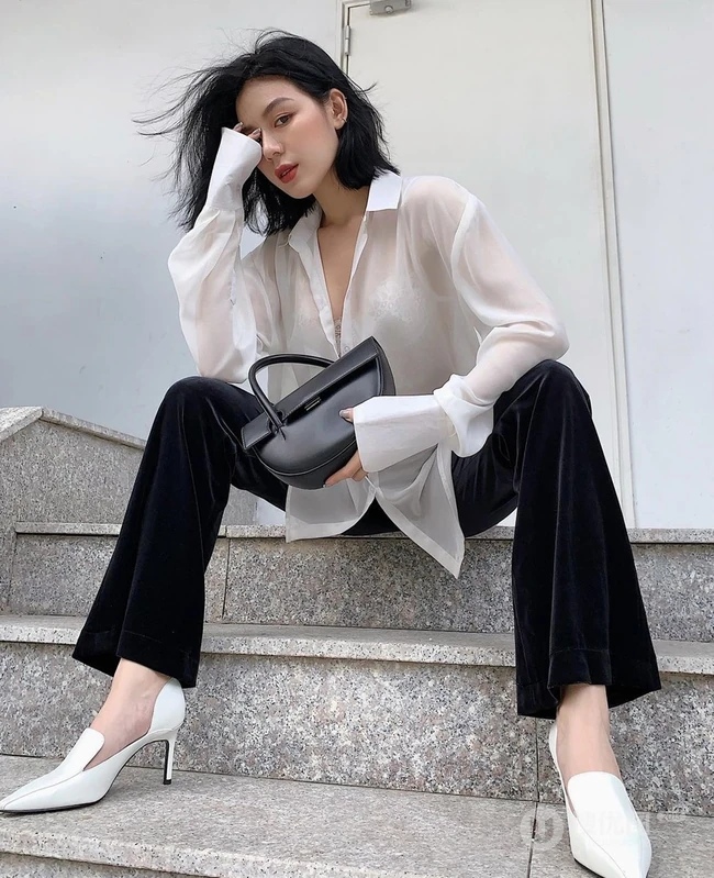 齐刘海短发发型混血女生时尚靓丽，青春动感唯美气质生活照片图集