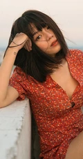 齐刘海短发发型混血女生时尚靓丽，青春动感唯美气质生活照片图集
