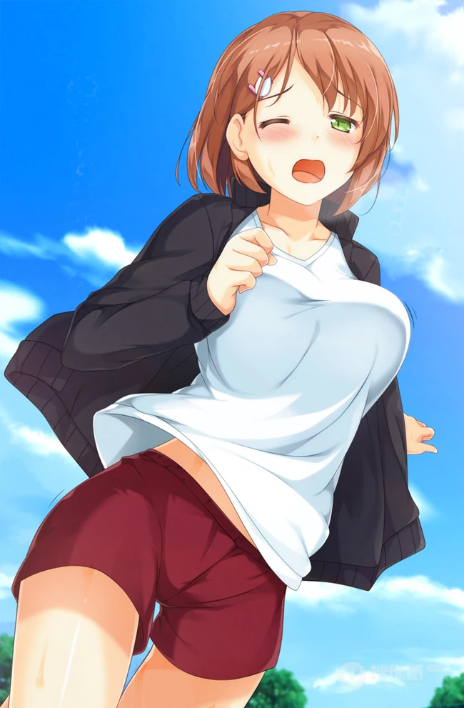 跑步运动中的二次元动漫少女精选好看活力动感图集