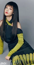 李一桐MadameFigaro中文版杂志写真照，多套冬装服饰诠释时尚女人魅力