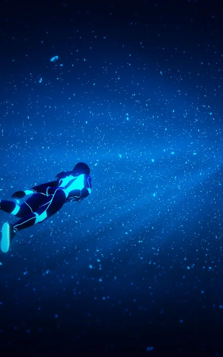 人与空间，星空，科幻科技感十足的创意空间美图