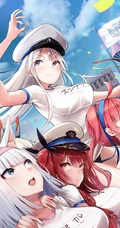 碧蓝航线气质可爱动漫袜装女生精选人物高清插画图集