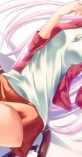 清新淡雅二次元漂亮JK制服，短裙，线条感少女精选插画图片集