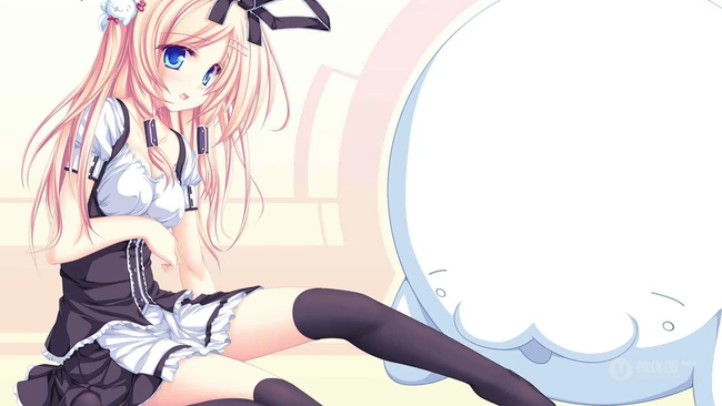 清新淡雅二次元漂亮JK制服，短裙，线条感少女精选插画图片集