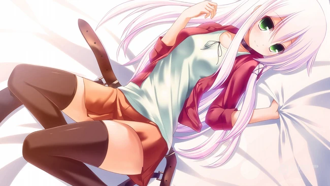 清新淡雅二次元漂亮JK制服，短裙，线条感少女精选插画图片集