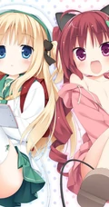 清新淡雅二次元漂亮JK制服，短裙，线条感少女精选插画图片集