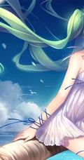 初音未来图片，二次元动漫人物初音未来高清唯美创意插画壁纸图片