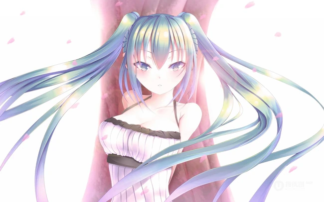 初音未来图片，二次元动漫人物初音未来高清唯美创意插画壁纸图片