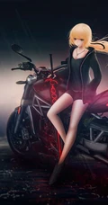 楪祈图片，动画作品《罪恶王冠》人物女主角楪祈高清壁纸图片