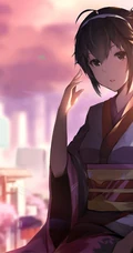 楪祈图片，动画作品《罪恶王冠》人物女主角楪祈高清壁纸图片