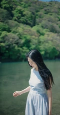 许龄月小清新户外、森系、街头风等纯美写真照