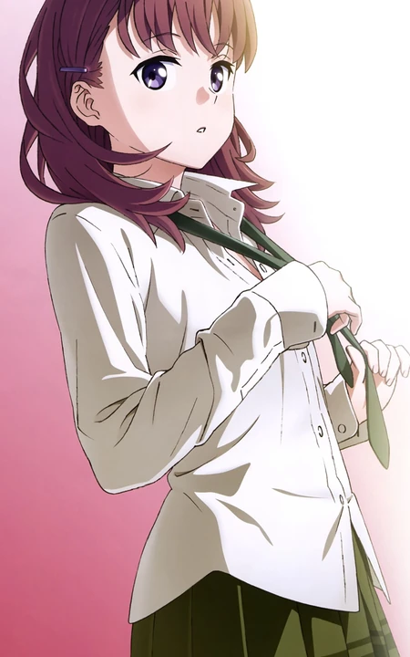 Just Because! 动漫女孩 白衣 JK制服 短裙 高清2k手机壁纸图片