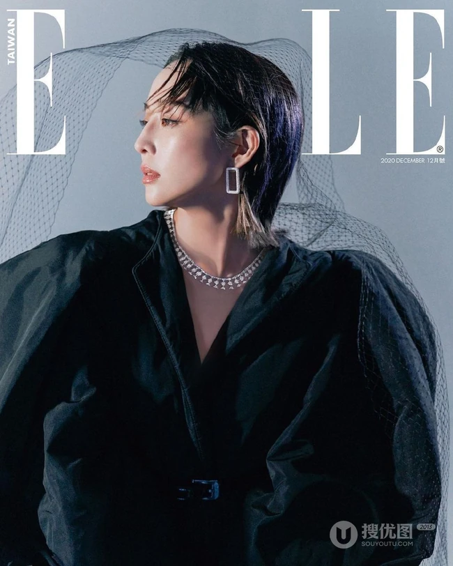 张钧甯2020最新ELLE TAIWAN十二月封面写真图片