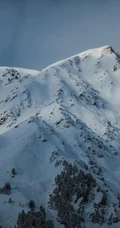 传统节气 大雪节气 雪山 雪景 白雪皑皑景色壁纸创意文字美图