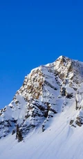 传统节气 大雪节气 雪山 雪景 白雪皑皑景色壁纸创意文字美图
