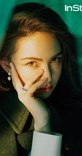 昆凌时尚花衣酷美杂志写真图片
