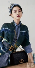 Angelababy清新动人民族风穿搭登精彩Ok杂志写真图片