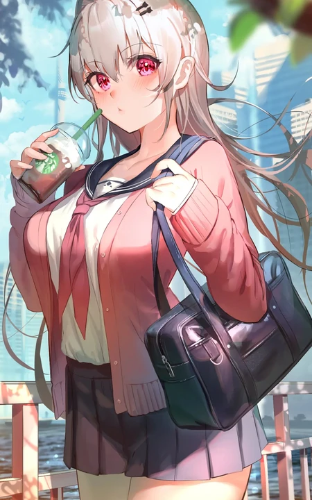 线条感好看不？气质二次元裙装系列 JK制服短裙清凉少女精选图片集