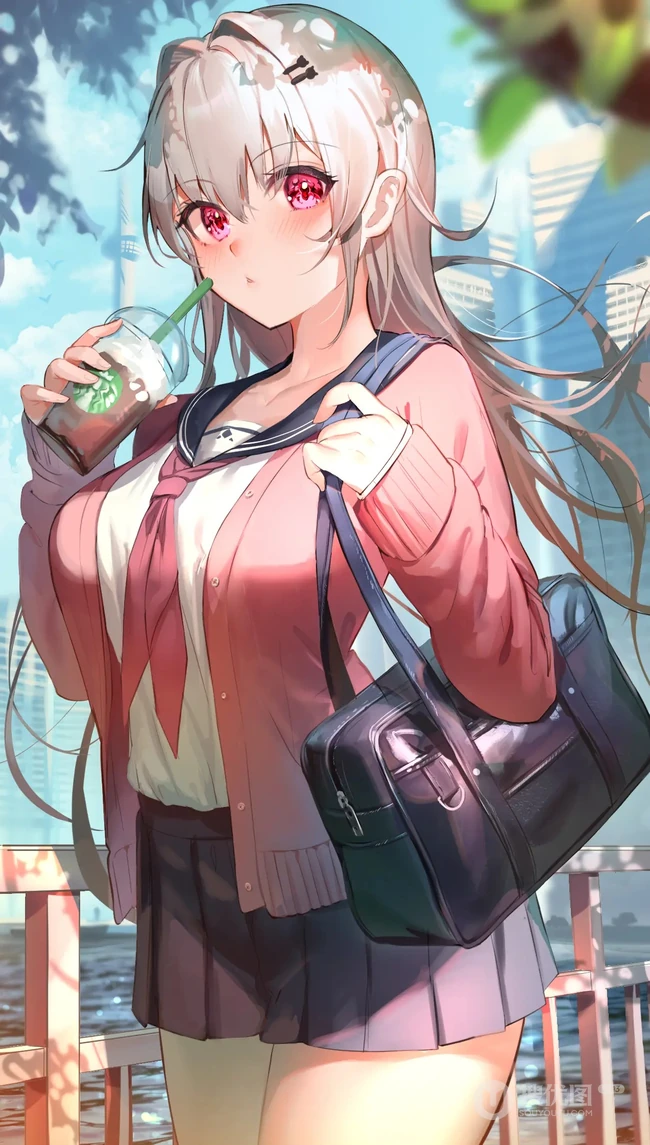 线条感好看不？气质二次元裙装系列 JK制服短裙清凉少女精选图片集