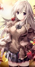 给这寒冷的冬添点温暖，围围巾的二次元动漫少女少女高清插画图集