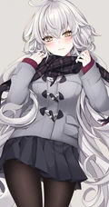 给这寒冷的冬添点温暖，围围巾的二次元动漫少女少女高清插画图集