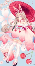 花衣裳，和服装，洛丽塔装扮二次元动漫少女高清图片