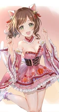 花衣裳，和服装，洛丽塔装扮二次元动漫少女高清图片