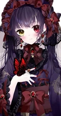 花衣裳，和服装，洛丽塔装扮二次元动漫少女高清图片