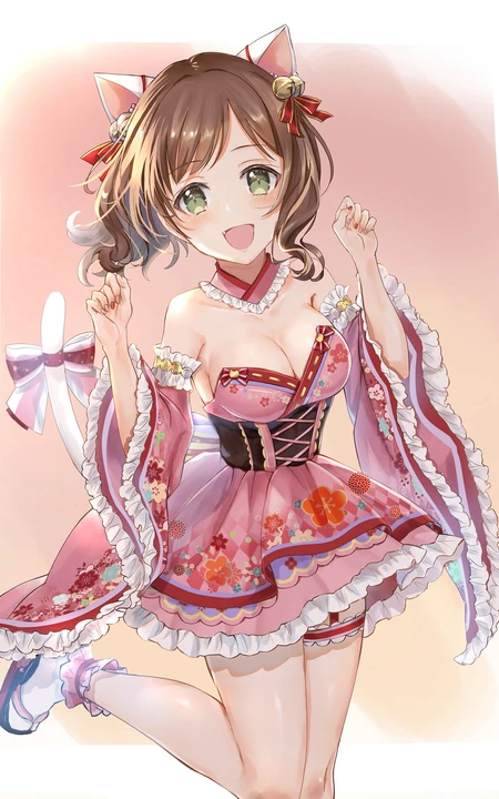 花衣裳，和服装，洛丽塔装扮二次元动漫少女高清图片