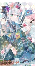 花衣裳，和服装，洛丽塔装扮二次元动漫少女高清图片