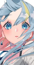挂耳染染发发型的精美二次元动漫少女插画图片集