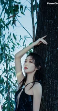 女生宣璐气质优雅户外森系柔美时尚动人写真照片