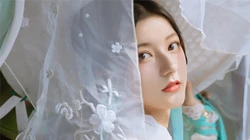 仙气飘飘古装仙侠cos美少女河边凉亭唯美高清写真壁纸图片