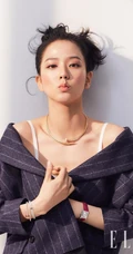 BLACKPINK成员金智秀ELLE杂志写真照片