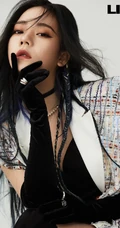 张紫宁气场十足时尚酷美杂志写真照片