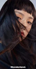 黑龙江籍舞蹈生少女吴佳怡齐刘海发型清新清新写真美照