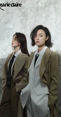 刘诗诗，倪妮双生嘉人杂志写真大片，慵懒气质，眼神动人，表现力十足