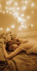 暗房暖调灯光下的精选美背少女圈圈室内氛围写真美照