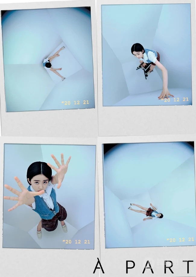 黄多多俏皮可爱雀斑妆，搭配多套复古摩登时尚服饰，少女心满满写真照
