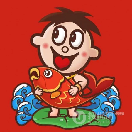 喜气洋洋，新年旺旺，2021年带来好运的新年旺旺卡通QQ头像图片
