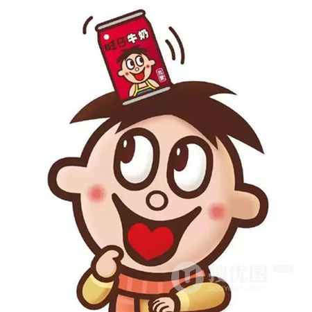 喜气洋洋，新年旺旺，2021年带来好运的新年旺旺卡通QQ头像图片